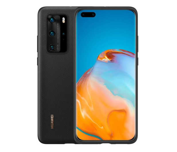 Huawei Plecki Plastikowe do Huawei P40 Pro czarny - 559404 - zdjęcie